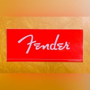 Fender Logo Decal